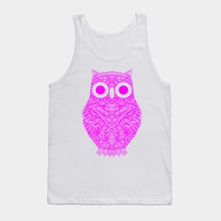 Geometric Owl 4 Tank Top